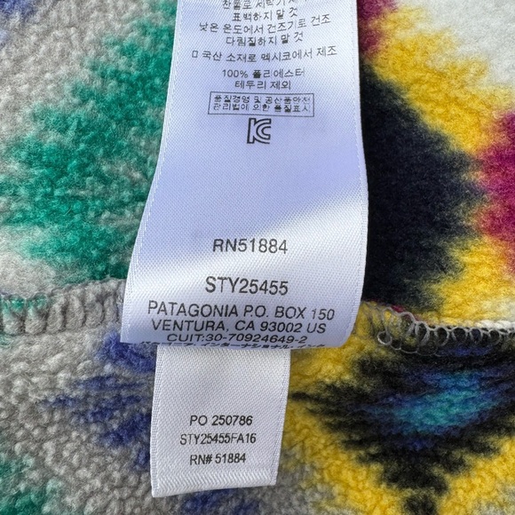 Patagonia Synchilla Snap-T Fleece Pullover Aztec sz XXS - Picture 5 of 5